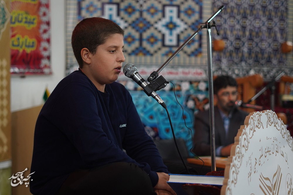 محفل انس با قرآن در مسجد جامع ملاط
