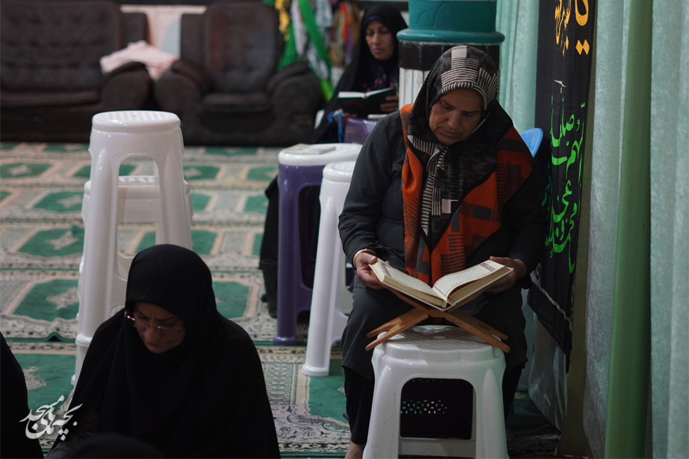 محفل" انس، تدبر و تلاوت قرآن کريم" در مسجد جامع شاندرمن