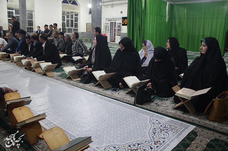 محفل انس با قرآن در کانون قمر بني هاشم تالش