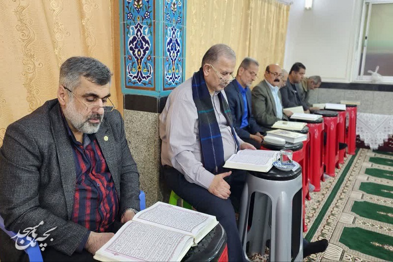 محفل انس با قرآن در مسجد جمعه چالکياسر
