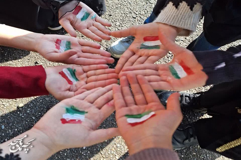 حضور اعضاي کانون هاي مساجد گيلان در راهپيمايي 22 بهمن