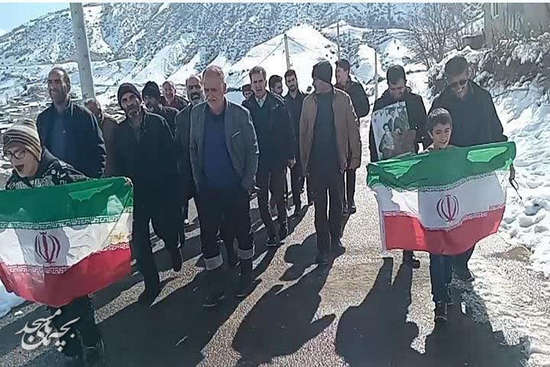حضور اعضاي کانون هاي مساجد گيلان در راهپيمايي 22 بهمن