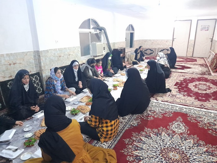 افطاري ساده کانون امام جعفر صادق(ع) توتکابن