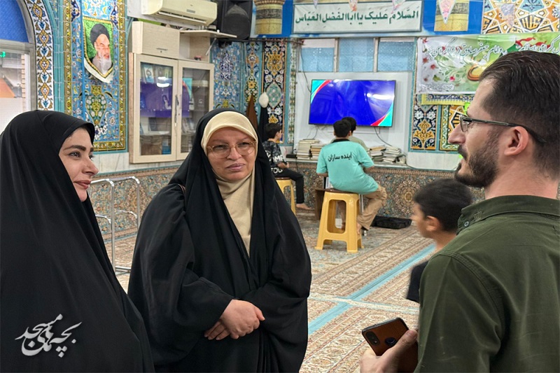 بازديد از کانون انصار المهدي (عج) مسجد جامع صومعه سرا
