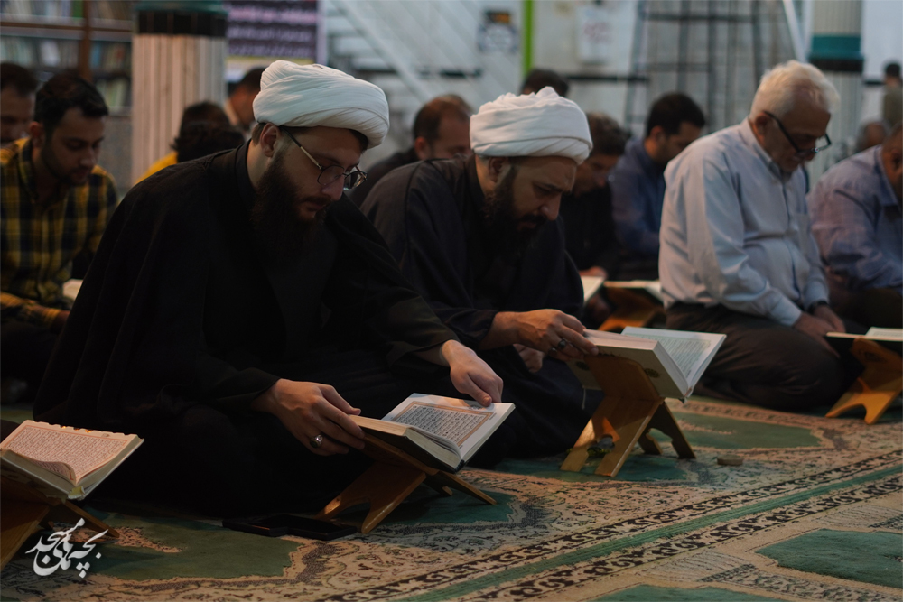 محفل" انس، تدبر و تلاوت قرآن کريم" در مسجد جامع شاندرمن