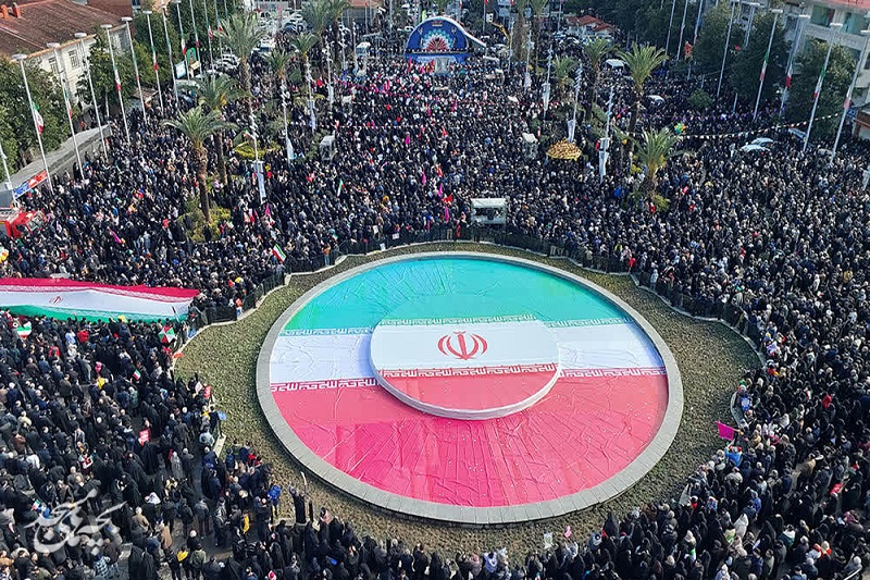 حضور پرشور بچه هاي مساجد گيلان در جشن انقلاب