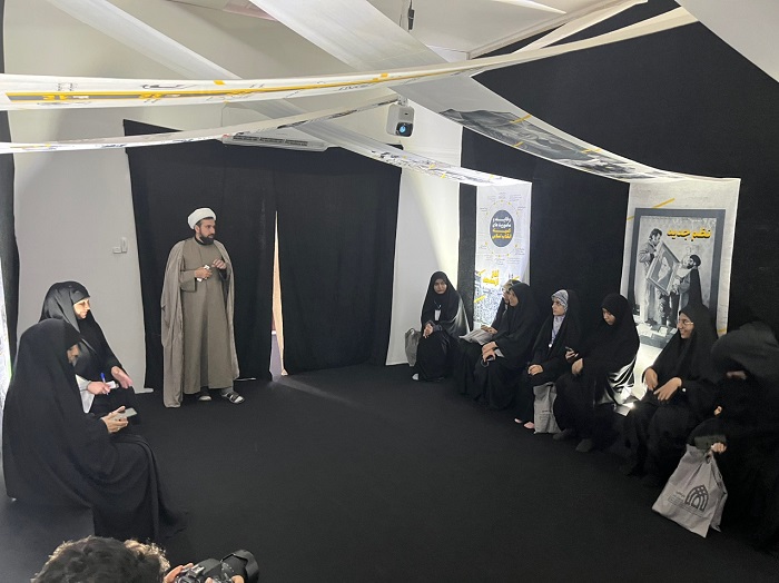 بازديد منتخبين کانونهاي مساجد گيلان از نمايشگاه "مسجد جامعه پرداز"