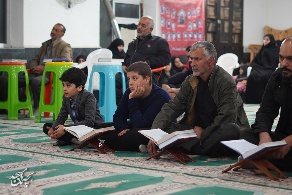 محفل انس با قرآن در مسجد جامع ملاط