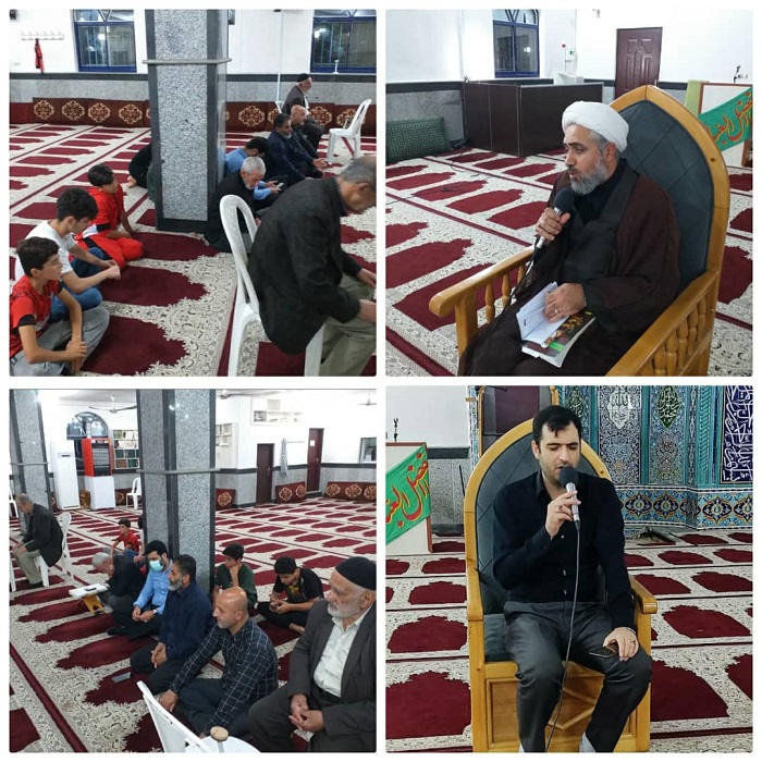 مراسم شام شهادت حضرت امام صادق عليه السلام بنيانگذار مکتب شيع هدر مسجد جامع آقا سيد حسن دارسازي رشت