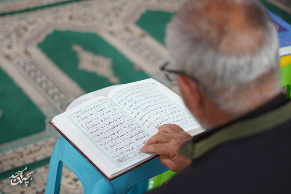 محفل انس با قرآن در مسجد جامع ملاط