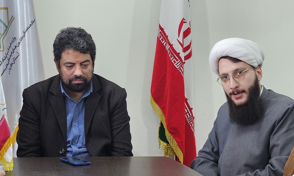 بازديد مديرکل فرهنگ و ارشاد اسلامي گيلان از دبيرخانه کانونهاي فرهنگي هنري مساجد استان