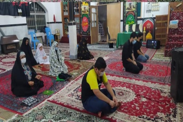 برگزاري مجلس عزاي حسيني در مسجد امام حسين(ع) روستاي استخربيجار آستانه اشرفيه