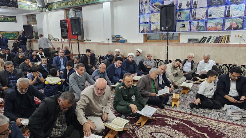 برپايي محفل بزرگ انس با قرآن در چهارده آستانه اشرفيه