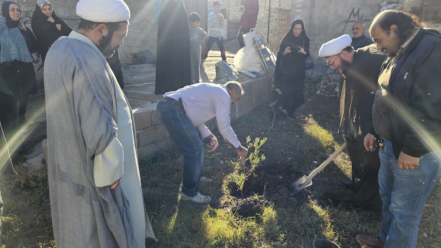 کاشت درخت زيتون و هديه آن براي آيندۀ کودکان در فلسطين