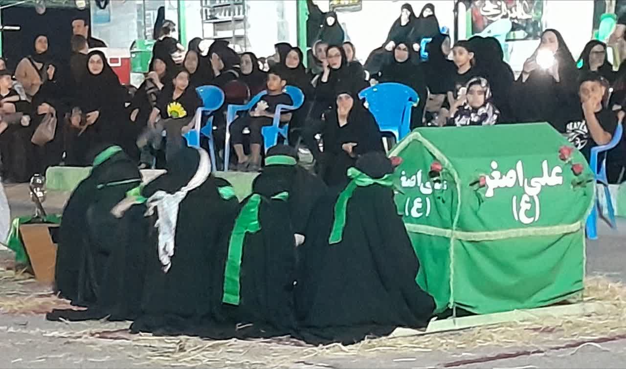 اجراي شبيهخواني با کودکان و نوجوانان کانون ثامن الحجج رشت