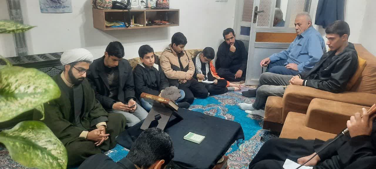 برپايي روضه هاي خانگي به همت کانون شهيد فخري زاده لنگرود
